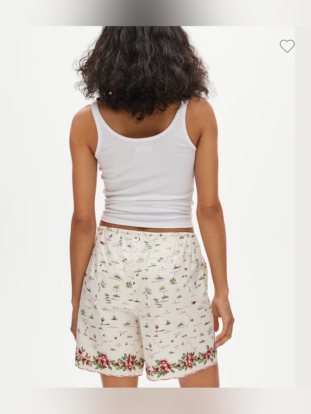 NWT J. Crew Cosmo short in map-print cotton poplin S - Picture 4 of 11